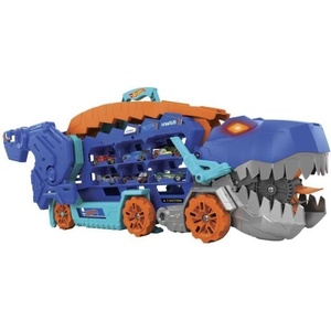 Mattel Hot Wheels City T-rex влекач със светлини и звуци (HNG50)