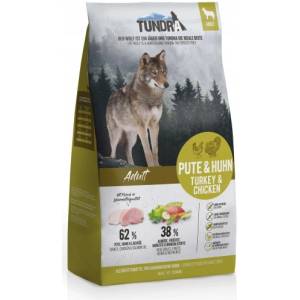 TUNDRA TURKEY Adult - висококачествена храна за пораснали кучета от всички породи, БЕЗ ЗЪРНО, с Пиле и Пуйка, 3, 18 кг, Германия - 16112