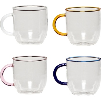 Hübsch Чаши Hübsch стъкло 4 бр (660915)