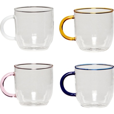 Hübsch Чаши Hübsch стъкло 4 бр (660915)