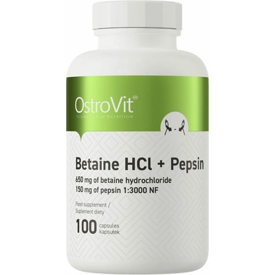OstroVit Betaine HCL + pepsin 100 kapsúl