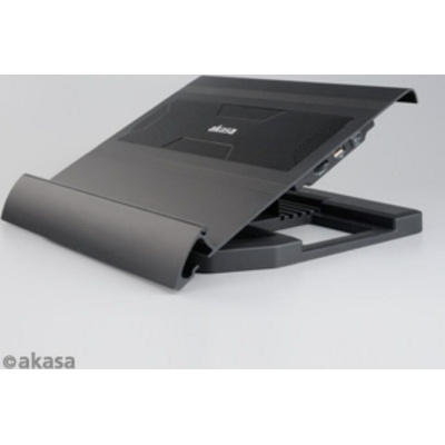 AKASA Chladící podložka Everest, pro notebooky do 15.4", Černá