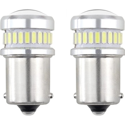 CANBUS 3014 LED žárovky 24 x SMD + 3030 6 x SMD 1156 (R5W, R10W) P21 Bílá, 12 V / 24 V.