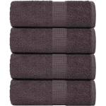 vidaXL Кърпи за баня FROGN 4 бр. Антрацит 15x21 см 360 г/м2 (136670)