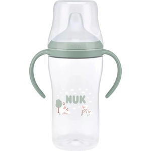 Nuk Бебешко шише NUK Perfect Match - С накрайник за сок, TC, РР, 260 ml, овца, зелено (10216311) - ozone