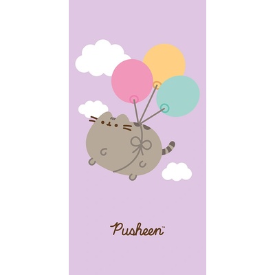 Carbotex Bavlnená osuška 70 x 140 cm Mačička Pusheen Kurz lietania