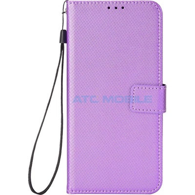 Pouzdro Shield4U Infinix Hot 30i (X669D) Diamond Texture otevírací fialové