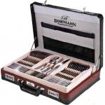 BOHMANN Комплект прибори за хранене Bohmann BH 5946 MR, 72 части, неръждаема стомана, куфар, сребрист (BH 5946 MR)