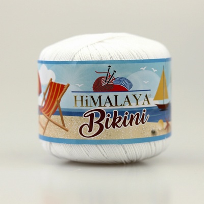 Himalaya příze Bikiny 80601 bílá