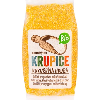 Country Life Krupice kukuřičná hrubá Bio 400g