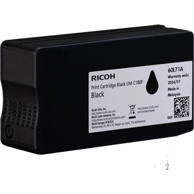 Касета с мастило RICOH IJM C180F, 2000 копия, Black (RICOH-INK-C180F-BL)