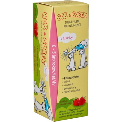Bob a Bobek dětská s příchutí malin a jahod 0-6 let 50 ml