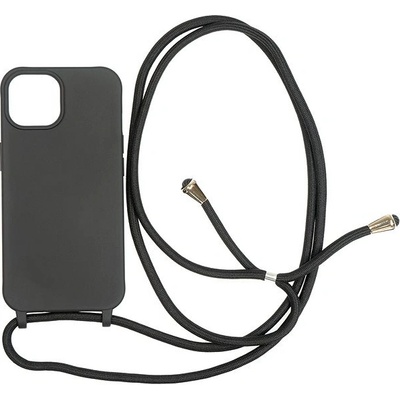 Mobile Origin Lanyard Case iPhone 15 čierne