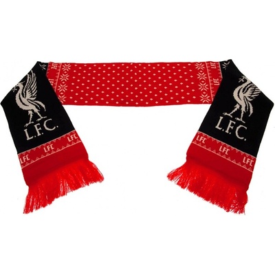 Forever Collectibles šála pro fanoušky LIVERPOOL FC Snowflake Scarf