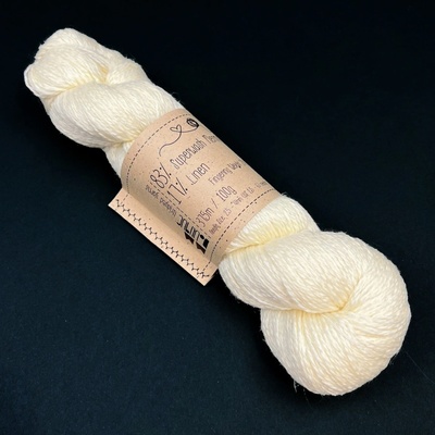 MMboutique Příze na barevní 83% Merino 17% Linen 2PLY weight 375 m