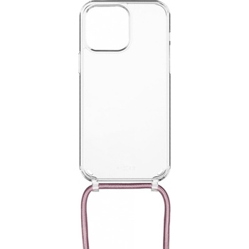 FIXED Pure Neck s růžovou šňůrkou na krk Apple iPhone 13 Pro FIXPUN-793-PI