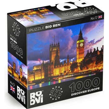 ROOVI - Puzzle Big Ben, London, UK - 1 000 piese
