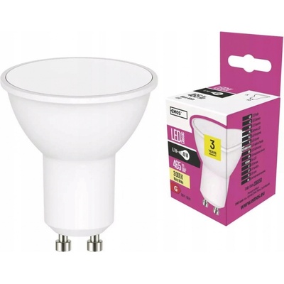 Emos LED žárovka Classic MR16 5,5W GU10 Teplá bílá