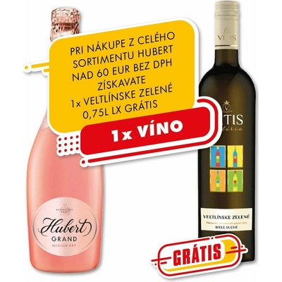 Hubert Grand Medium Dry Rosé 11,5% 0,75 l
