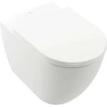 Villeroy & Boch Subway 3.0 - Тоалетна с висока седалка, TwistFlush, AntiBac, CeramicPlus, Stone White 4671T0RW (4671T0RW)