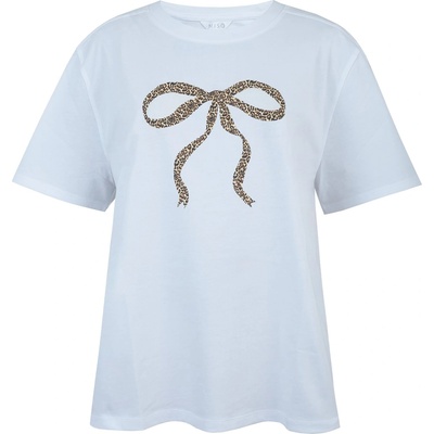 Miso Тениска Miso Women's Oversized Printed Graphic T-Shirt - Bow