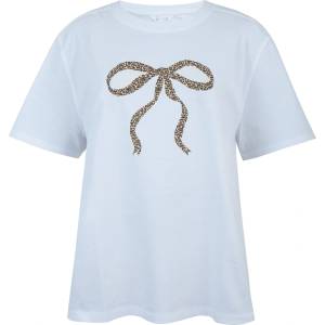 Miso Тениска Miso Women's Oversized Printed Graphic T-Shirt - Bow