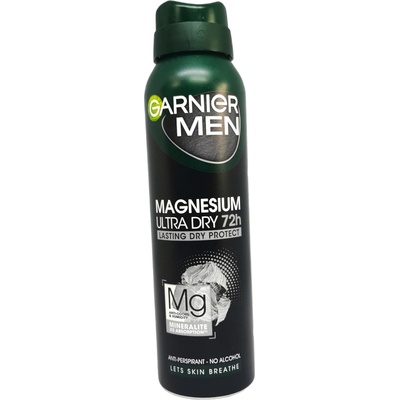 Garnier дезодорант мъжки , Magnesium ultra dry, 72 часа, 150мл