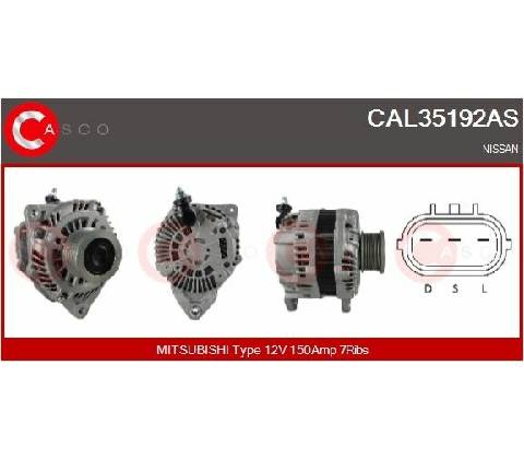 generátor CASCO CAL35192AS