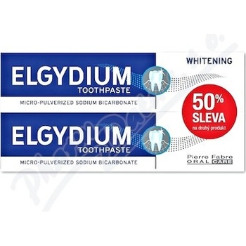 Elgydium Whitening zubní pasta duopack 2 x 75 ml