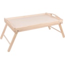 ČistéDřevo Drevený servírovací stolík do postele nelakovaný 50x30 cm