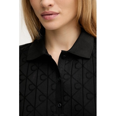 Calvin Klein Памучна рокля Calvin Klein Jeans (LV044D208G)