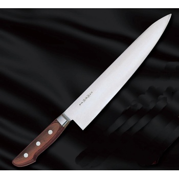 Sakai Takayuki Steel Gyuto japonský kuchařský nůž Pakka wood 18 cm