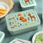 A Little Lovely Company : "Bento" кутия за храна с отделения - 1, 2 л - "Forest Friends (BBFFMI66)