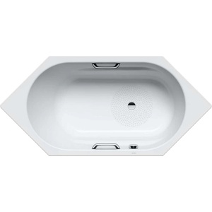KALDEWEI Ambiente - Вана Vaio 6 Star, модел 959, 190x90 см, с отвори за дръжки, противоплъзгащо покритие, Perl-Effekt, бяла 233930003001 (233930003001)