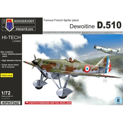 Kovozávody Prostějov Dewoitine D.510 HITECH Limited 1:72