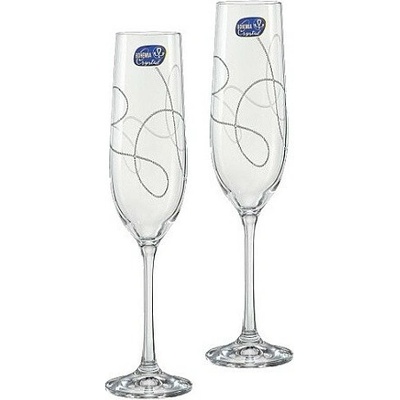 Crystalex šampaňské String přátelská souprava 2 x 190 ml