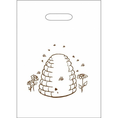 Igelitové tašky s úlem 25×35 cm - 50 ks