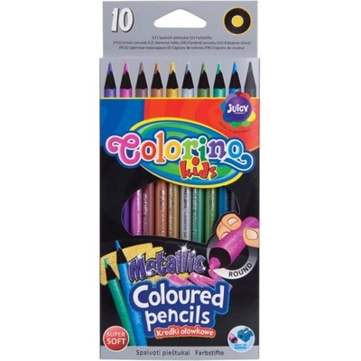 Colorino Pastelky 10ks metalické 34678PTR