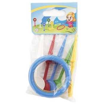 Teddies házecí kroužky a kolíky 22 cm