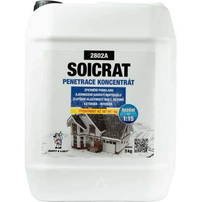 Barvy a laky Teluria s.r.o. Penetrace Soicrat - koncentrát 5kg (V-1309)