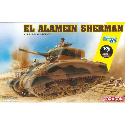 Dragon Model Kit tank 6617 El Alamein Sherman w/Magic Tracks SMART KIT 34-6617 1:35