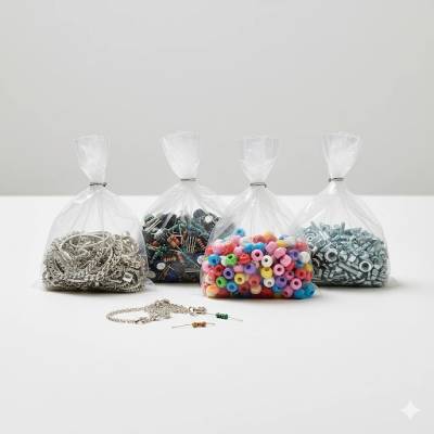 Универсални и издръжливи полиетиленови пликове ldpe (40 микрона), 15х20 см 100бр (е-1437)