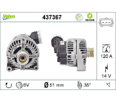 generátor VALEO 437367 437367