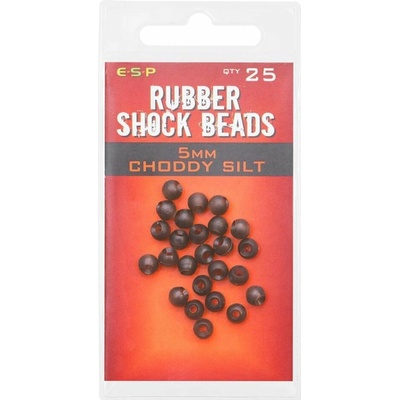 ESP Gumové Korálky Rubber Shock Beads Choddy Silt 5 mm 25 ks