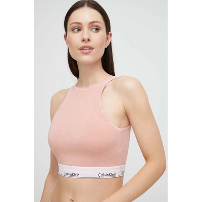 Calvin Klein Underwear Сутиен Calvin Klein Underwear в оранжево с изчистен дизайн (000QF7294E.PPYX)