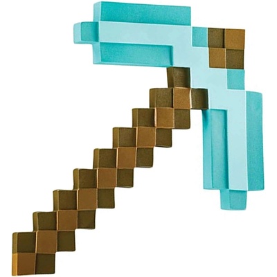 bHome Diamantový krompáč Minecraft 45 cm penový