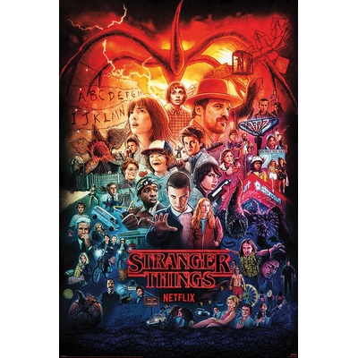 Plagát, Obraz - Stranger Things - Seasons, 61 × 91.5 cm