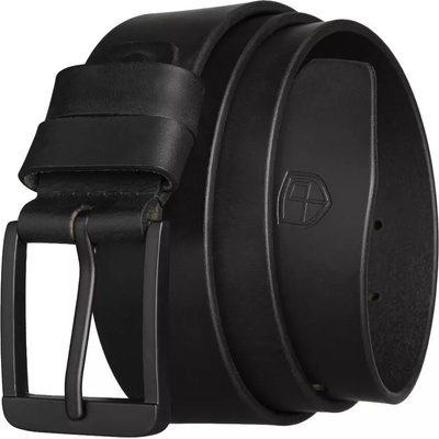 Peterson Pánský kožený černý pásek PTN BSL-WAY Black
