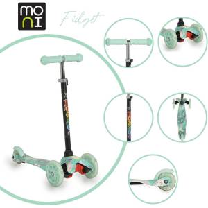 Moni Тротинетка Fidget мента - igra4ka Тротинетка, скутер