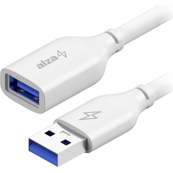 AlzaPower APW-CBAMAF320W Core USB-A (M) to USB-A (F) 3.0, 2m, bílý